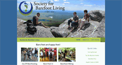 Desktop Screenshot of barefooters.org